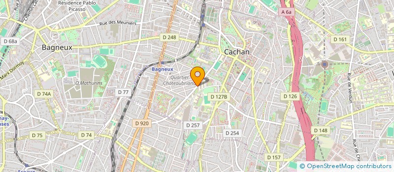 localisation de l'entreprise MADAME ELSA KUSMERUCK à ANTONY