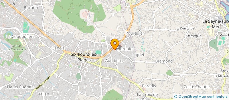 localisation de l'entreprise MADAME ELSA LABEYE à SIX-FOURS-LES-PLAGES