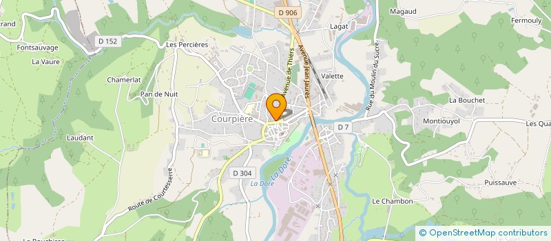 localisation de l'entreprise MADAME ELSA LACONDE à COURPIERE