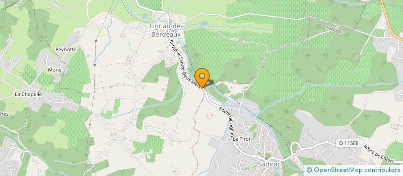 localisation de l'entreprise MADAME ELSA LASSALLE  LIGNAN-DE-BORDEAUX