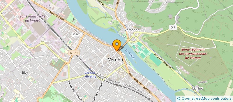 localisation de l'entreprise MADAME ELSA LAVIGNE  VERNON