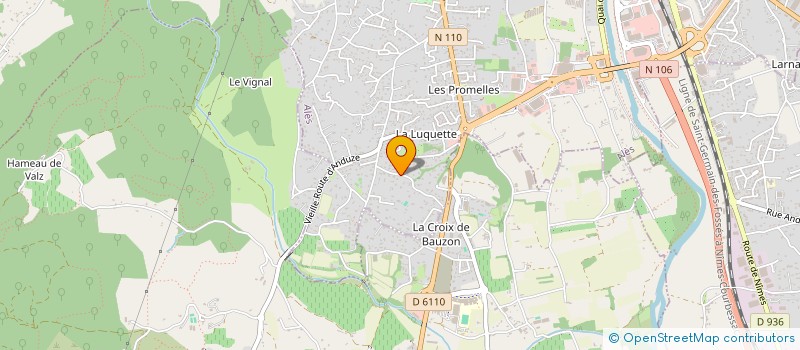 localisation de l'entreprise MADAME ELSA LEFEBVRE  ALES