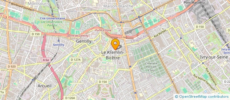 localisation de l'entreprise MADAME ELSA LENDOWER  LE KREMLIN-BICETRE