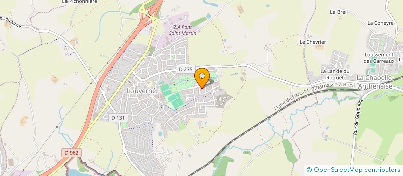 localisation de l'entreprise MADAME ELSA LEVIEUX  LOUVERNE