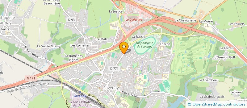 localisation de l'entreprise MADAME ELSA LEVY-VALENSI  SAVENAY