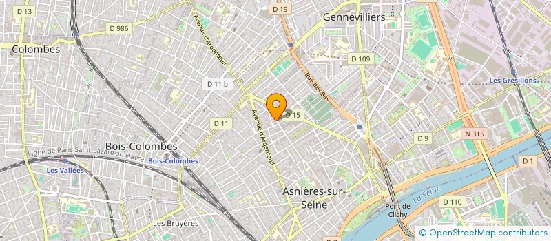 localisation de l'entreprise MADAME ELSA LOHIER à ASNIERES-SUR-SEINE