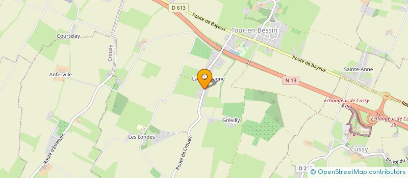 localisation de l'entreprise MADAME ELSA LOISEL  TOUR-EN-BESSIN