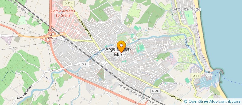 localisation de l'entreprise MADAME ELSA LOPINSKI à ARGELES-SUR-MER