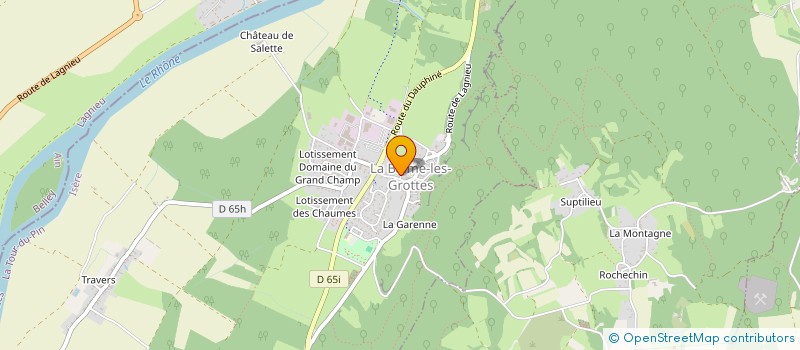 localisation de l'entreprise MADAME ELSA LUTRIN  LA BALME-LES-GROTTES