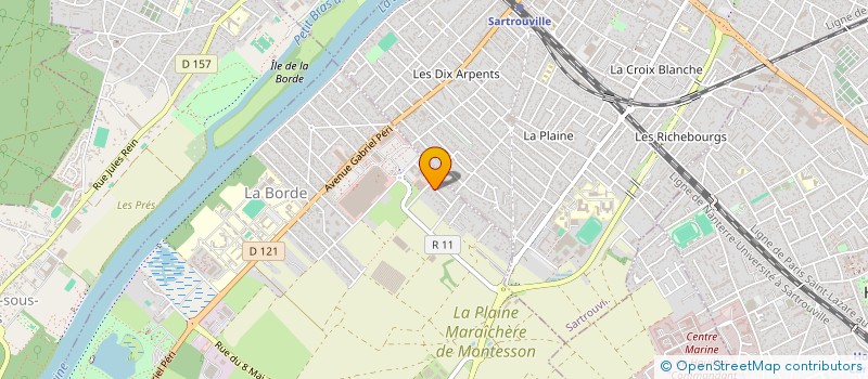 localisation de l'entreprise MADAME ELSA MAGNINI  MONTESSON