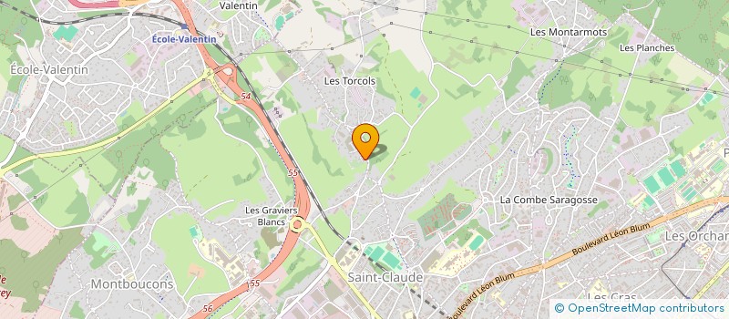 localisation de l'entreprise MADAME ELSA MAILLOT à BESANCON
