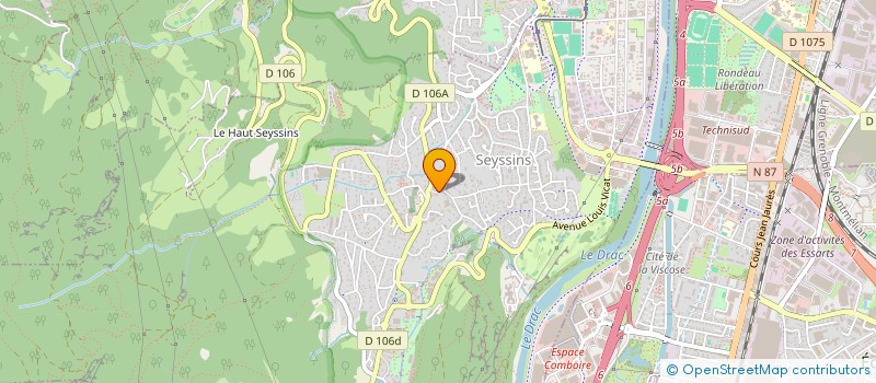 localisation de l'entreprise MADAME ELSA MANGIN  SEYSSINS