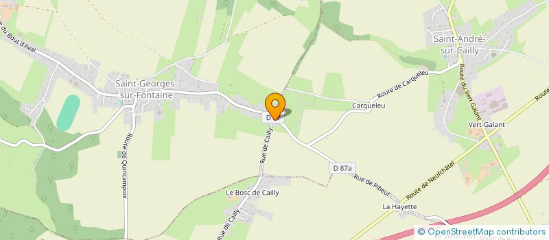 localisation de l'entreprise MADAME ELSA MARAIS  SAINT-ANDRE-SUR-CAILLY