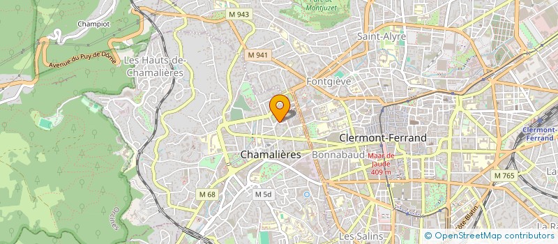 localisation de l'entreprise MADAME ELSA MARANGI  CHAMALIERES