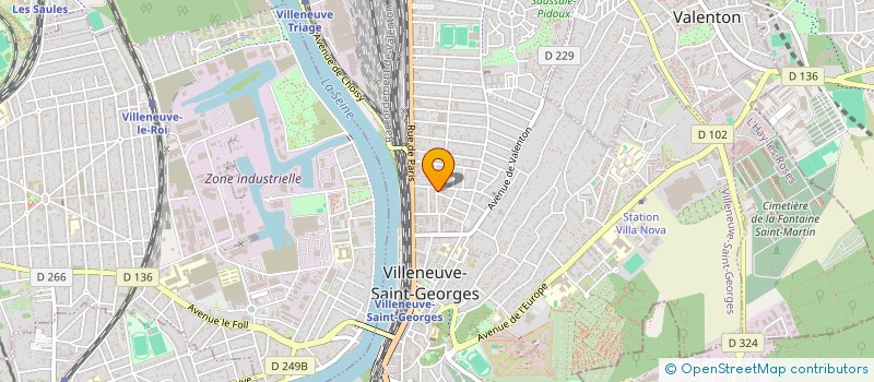 localisation de l'entreprise MADAME ELSA MARIA CORREIA à VILLENEUVE-SAINT-GEORGES