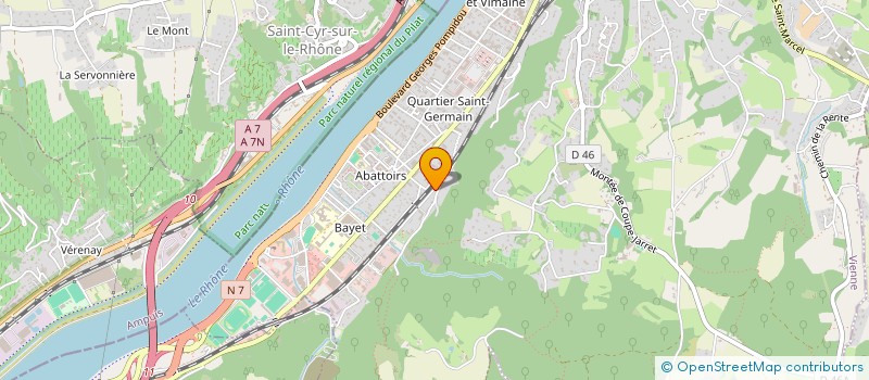 localisation de l'entreprise MADAME ELSA MARIE ANNE RUGO à VIENNE