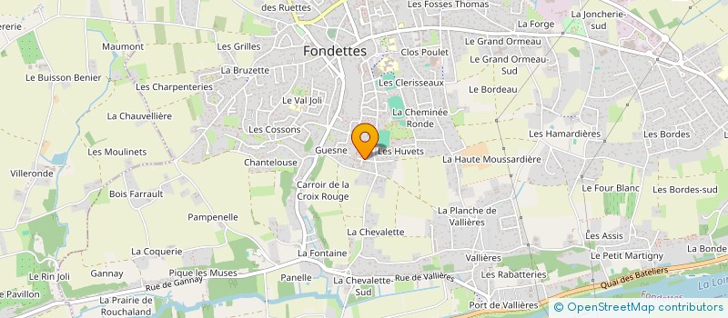 localisation de l'entreprise MADAME ELSA MARTIN  CORMERY