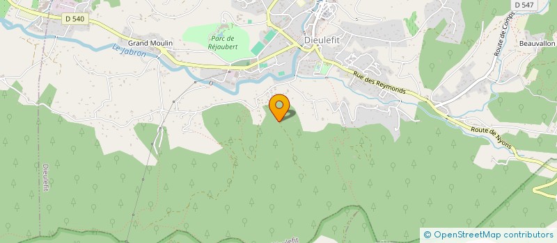 localisation de l'entreprise MADAME ELSA MARTIN  DIEULEFIT