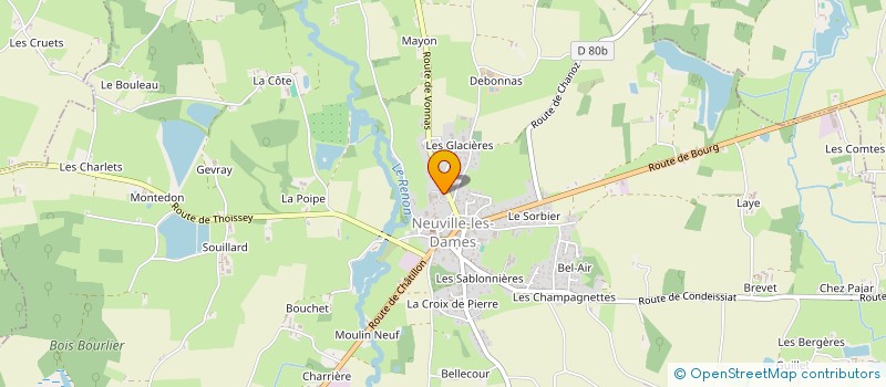 localisation de l'entreprise MADAME ELSA MARTINOT à NEUVILLE-LES-DAMES