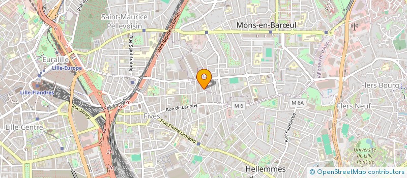 localisation de l'entreprise MADAME ELSA MASSAH à LILLE