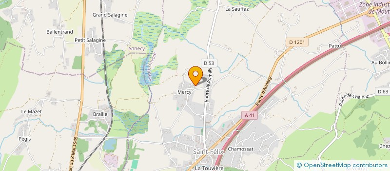 localisation de l'entreprise MADAME ELSA MATTEI  SAINT-FELIX