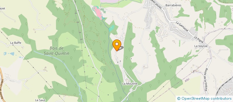 localisation de l'entreprise MADAME ELSA MATTON  CAGNAC-LES-MINES