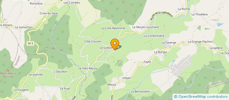 localisation de l'entreprise MADAME ELSA MAZANCIEUX  SAINT-CHRISTO-EN-JAREZ