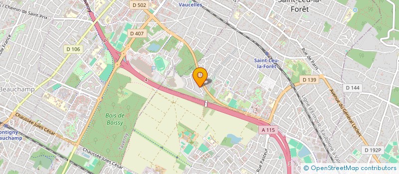 localisation de l'entreprise MADAME ELSA MICALLEF  SAINT-LEU-LA-FORET