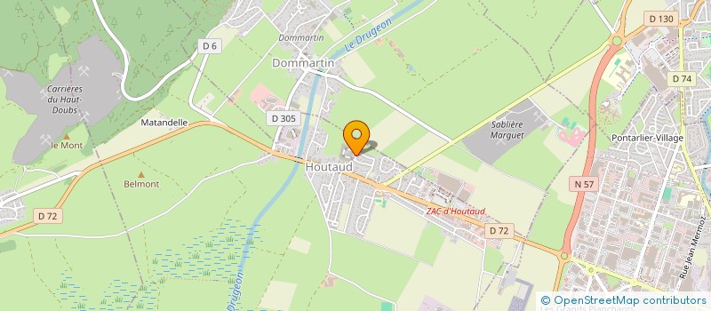 localisation de l'entreprise MADAME ELSA MILLE  HOUTAUD