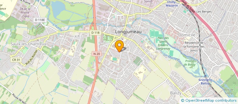 localisation de l'entreprise MADAME ELSA MOREIRA DA ROCHA  LONGJUMEAU