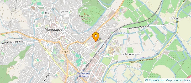 localisation de l'entreprise MADAME ELSA MOUGIN à MANOSQUE