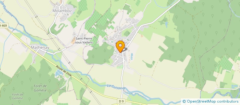 localisation de l'entreprise MADAME ELSA MOYNE  VADANS