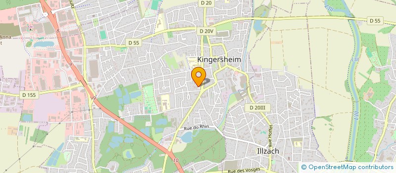 localisation de l'entreprise MADAME ELSA MURE  KINGERSHEIM