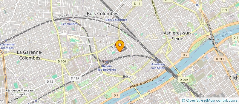 localisation de l'entreprise MADAME ELSA NACHTIGAL à ASNIERES-SUR-SEINE