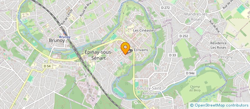 localisation de l'entreprise MADAME ELSA NOUADJE WAINDJA  EPINAY-SOUS-SENART