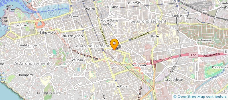 localisation de l'entreprise MADAME ELSA NYOUNAE à MARSEILLE