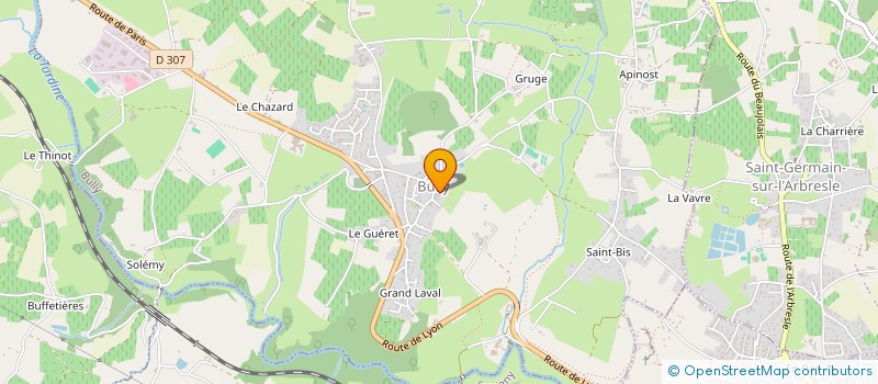 localisation de l'entreprise MADAME ELSA PASSAVY  BULLY