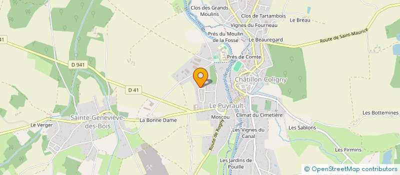 localisation de l'entreprise MADAME ELSA PELLAN à SAINTE-GENEVIEVE-DES-BOIS