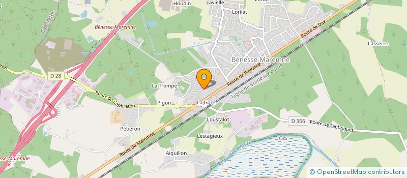 localisation de l'entreprise MADAME ELSA PERRIER à BENESSE-MAREMNE