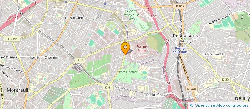 localisation de l'entreprise MADAME ELSA PERRY à MONTREUIL