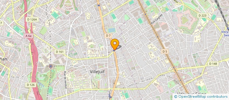 localisation de l'entreprise MADAME ELSA POINSOT  VILLEJUIF