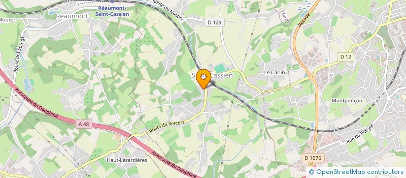 localisation de l'entreprise MADAME ELSA POMMIER  SAINT-CASSIEN