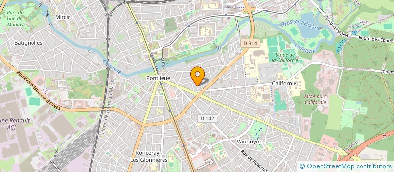 localisation de l'entreprise MADAME ELSA POTTIEZ  LE MANS