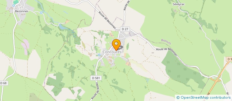 localisation de l'entreprise MADAME ELSA POUGENQ  SEBAZAC-CONCOURES