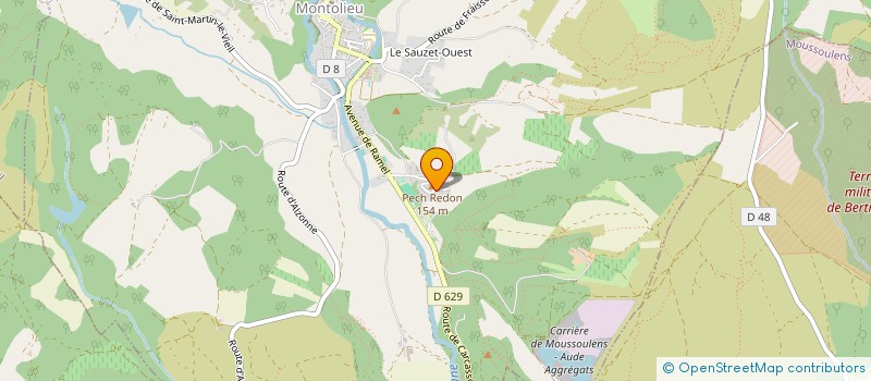 localisation de l'entreprise MADAME ELSA PRAT-HAURET  MONTOLIEU