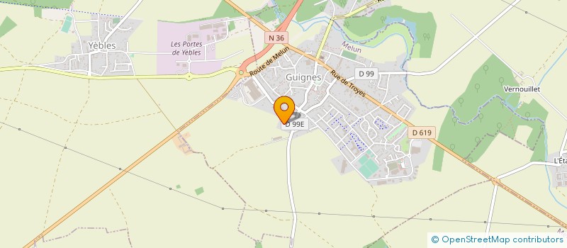 localisation de l'entreprise MADAME ELSA RAFARALAHITOETRA  GUIGNES