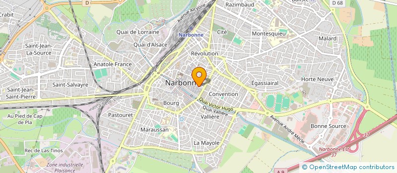 localisation de l'entreprise MADAME ELSA RAMES  NARBONNE