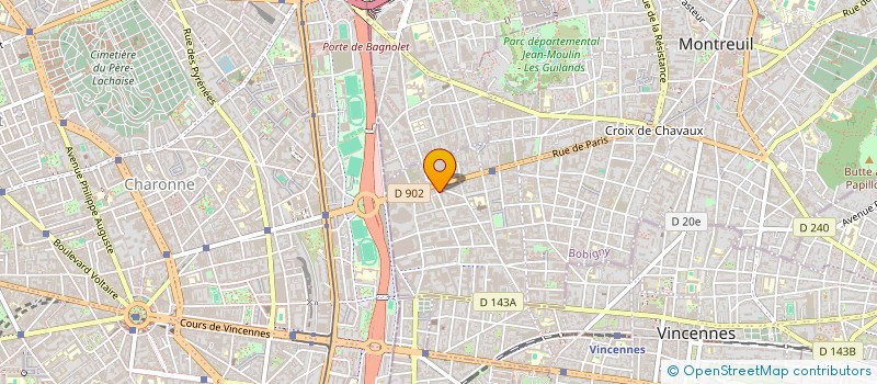 localisation de l'entreprise MADAME ELSA RENASSIA  VINCENNES