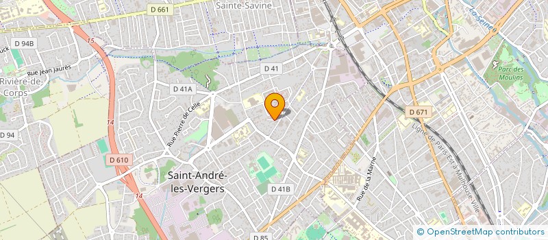 localisation de l'entreprise MADAME ELSA ROBERT  SAINT-ANDRE-LES-VERGERS