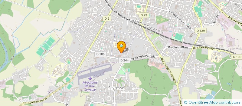 localisation de l'entreprise MADAME ELSA ROMAN à DAX
